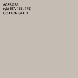 #C5BCB3 - Cotton Seed Color Image